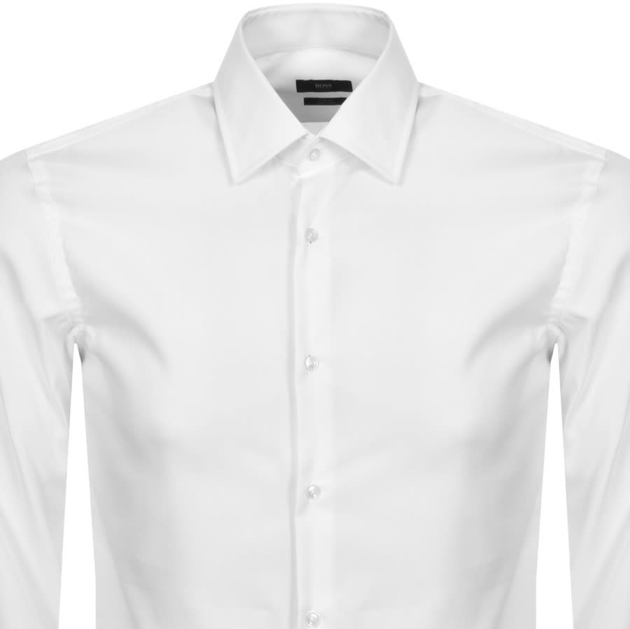 Alternative Image for ProductBOSS Jango Long Sleeved Shirt White2